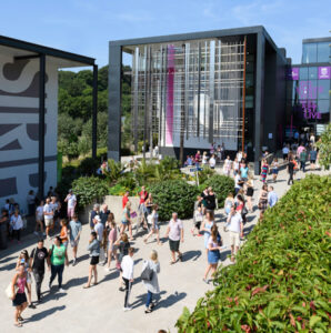 Image shows the campus of the University of Winchester
